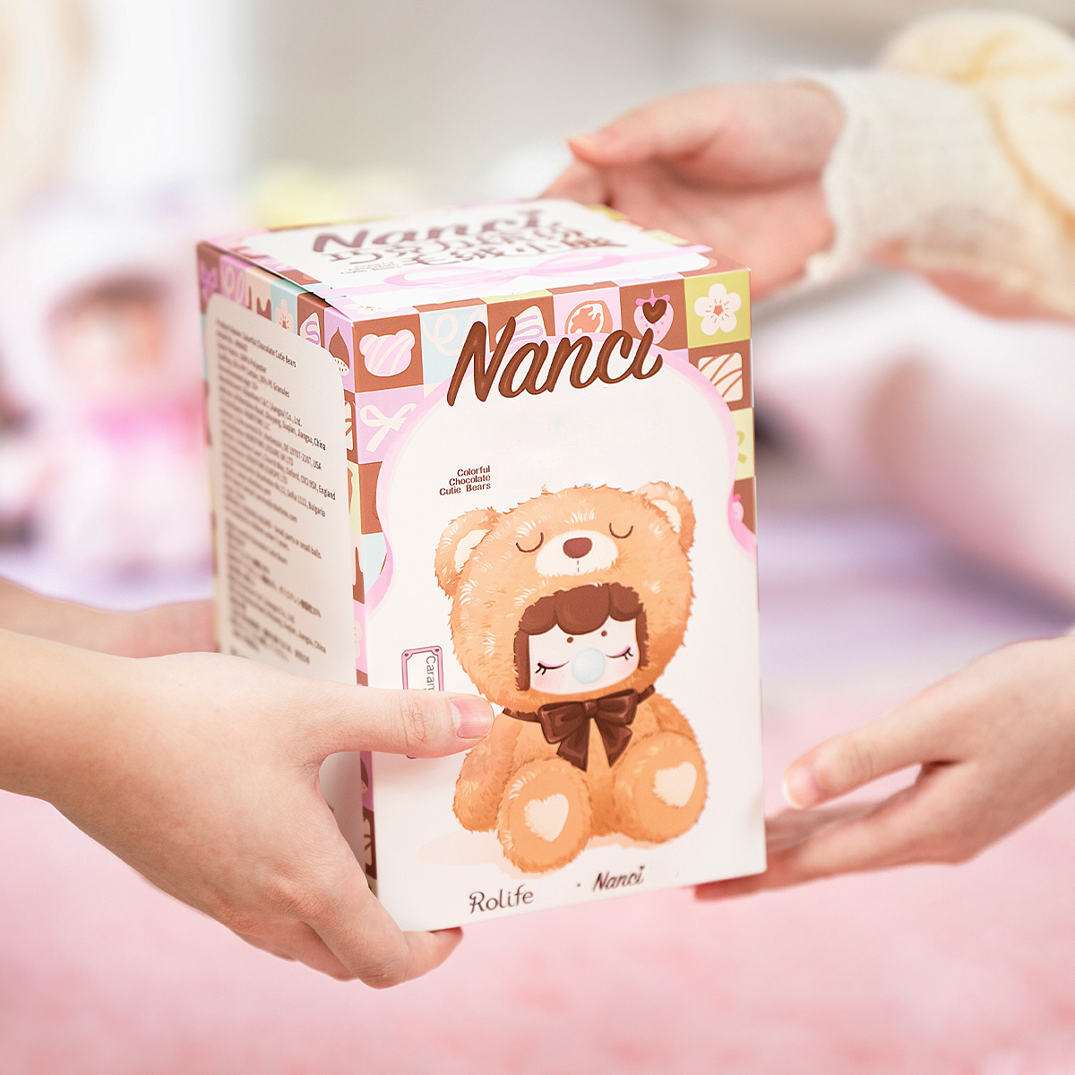 Rolife Surprise Plush Dolls - Nanci Colorful Chocolate Cutie Bears Blind Box