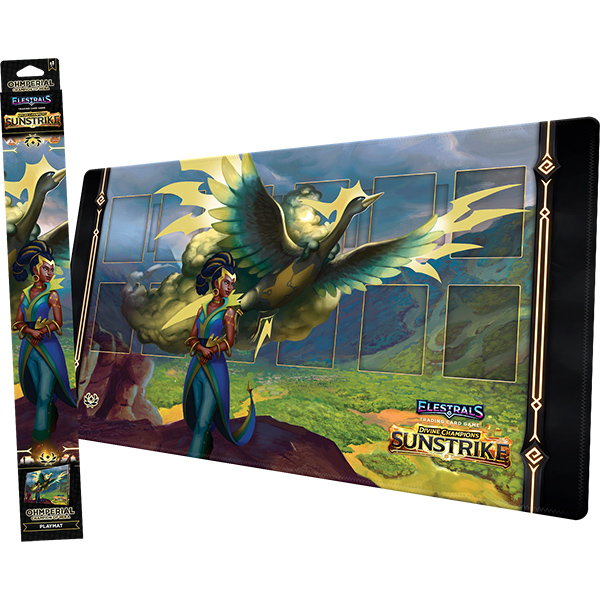 Elestrals: Sunstrike Playmat - Ohmperial, Champion of Hera