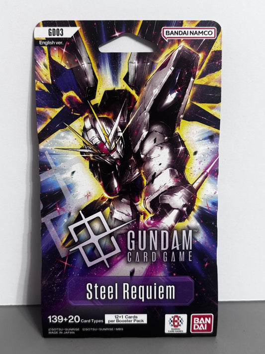 Gundam CG: Steel Requiem (GD03) Sleeved Booster Pack