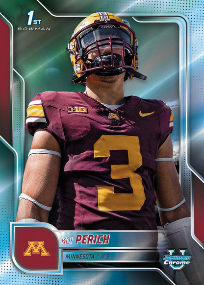 2025 Topps Bowman University Chrome Football Mega Box
