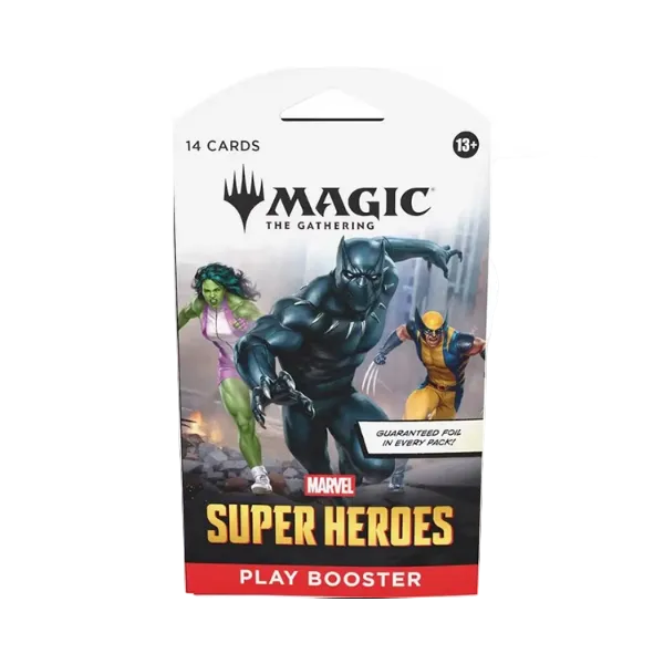 Magic: The Gathering Marvel Super Heroes Sleeved Play Booster Pack