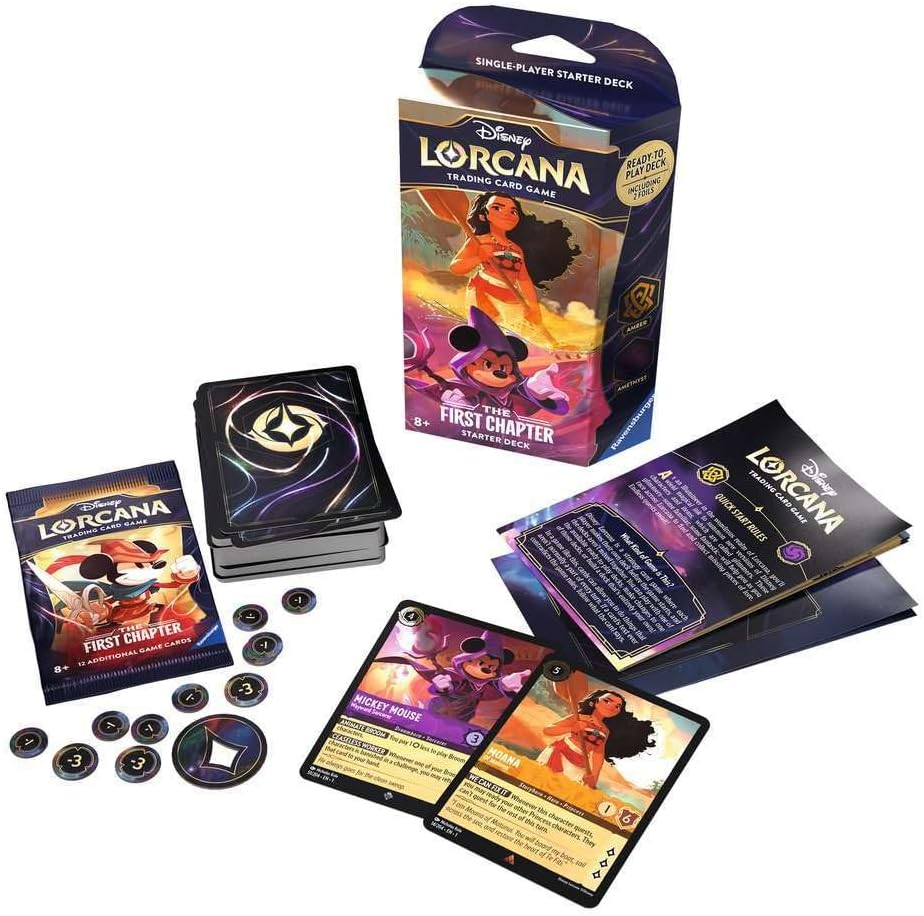 Disney Lorcana TCG: The First Chapter Starter Deck - Amber & Amethyst **LIMIT 2**