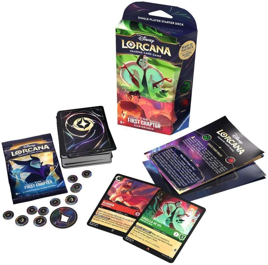 Disney Lorcana TCG: The First Chapter Starter Deck - Ruby & Emerald **LIMIT 2**