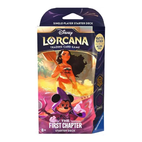 Disney Lorcana TCG: The First Chapter Starter Deck - Amber & Amethyst **LIMIT 2**
