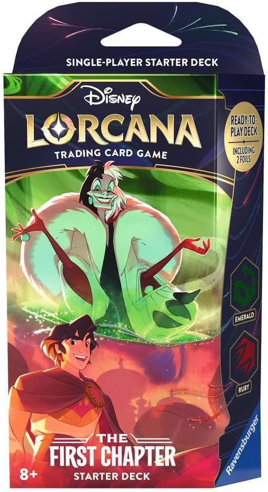 Disney Lorcana TCG: The First Chapter Starter Deck - Ruby & Emerald **LIMIT 2**