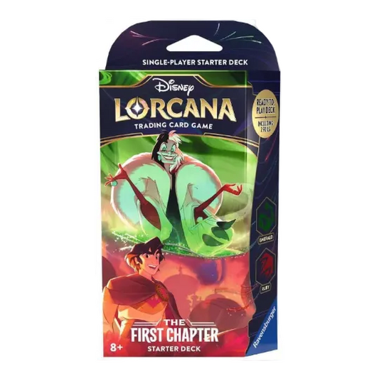 Disney Lorcana TCG: The First Chapter Starter Deck - Ruby & Emerald **LIMIT 2**