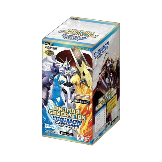 Digimon Card Game: Advanced Booster (AD-01) Digimon Generation Japanese Booster Box