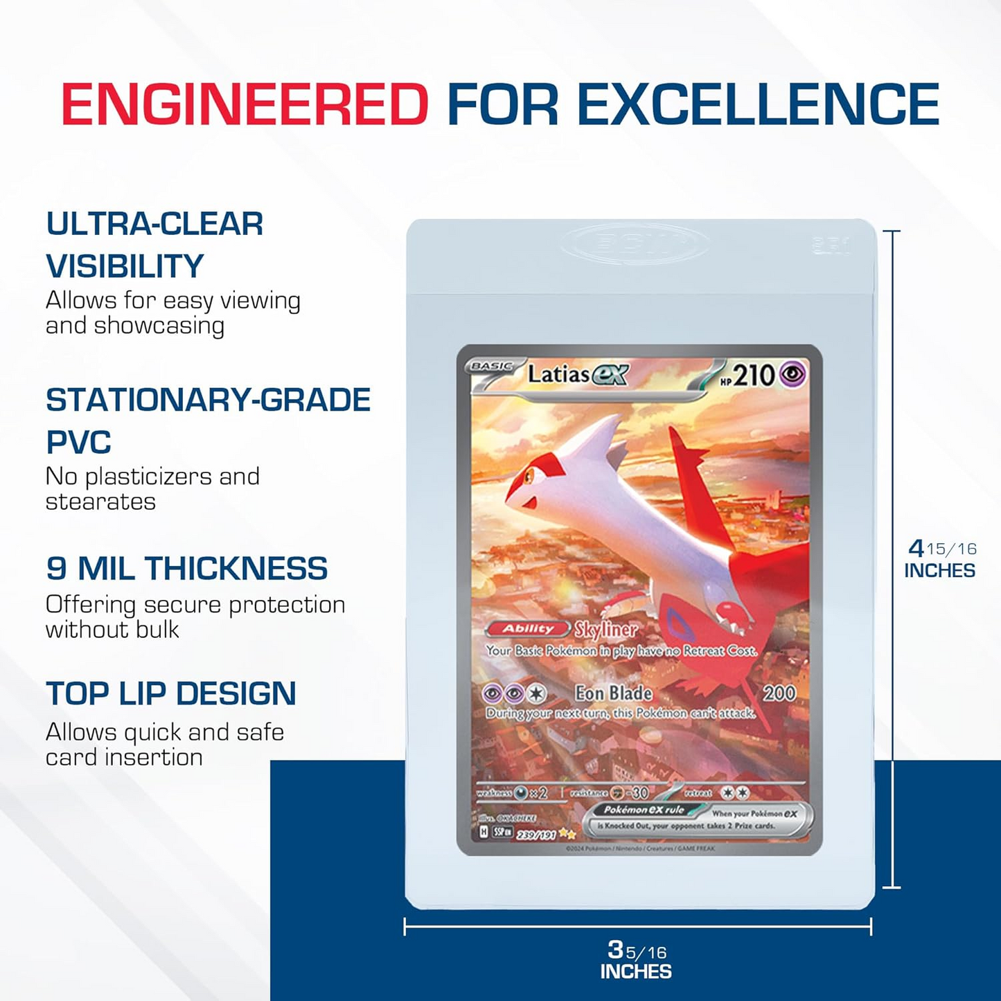 BCW Semi-Rigid Card Holders