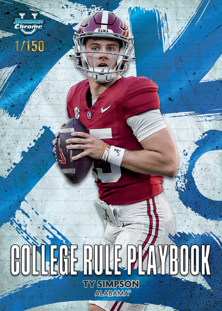 2025 Topps Bowman University Chrome Football Mega Box