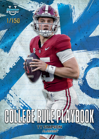 2025 Topps Bowman University Chrome Football Mega Box