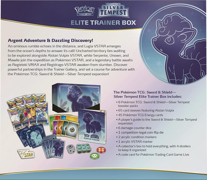 Silver Tempest Elite Trainer Box SW&SH Pokémon TCG