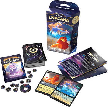 Disney Lorcana TCG: The First Chapter Starter Deck - Sapphire & Steel **LIMIT 2**
