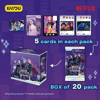 KPop Demon Hunters: Collectible Cards Classic Edition Collector Box