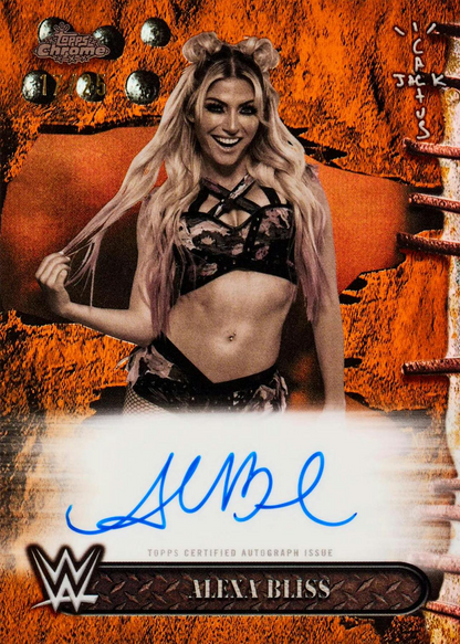 2025 Topps Chrome WWE x Cactus Jack Factory Sealed Hobby Box Booster Pack