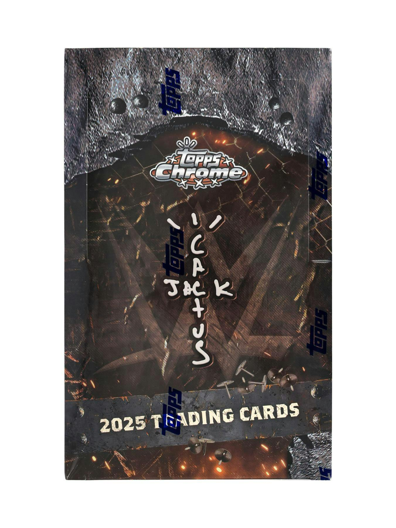 2025 Topps Chrome WWE x Cactus Jack Factory Sealed Hobby Box Booster Pack