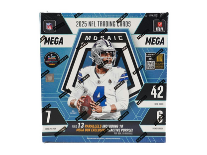 2025 Panini Mosaic Football Mega Box (Reactive Purple Parallels)
