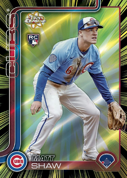 2025 Topps Chrome Updates Baseball Factory Sealed Value Box