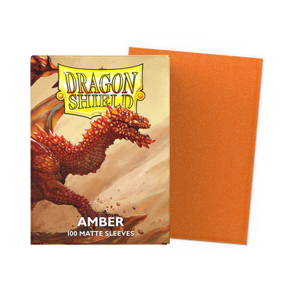 Dragon Shield Sleeves - Matte Amber
