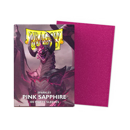 Dragon Shield Sleeves - Matte Pink Sapphire