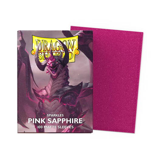 Dragon Shield Sleeves - Matte Pink Sapphire
