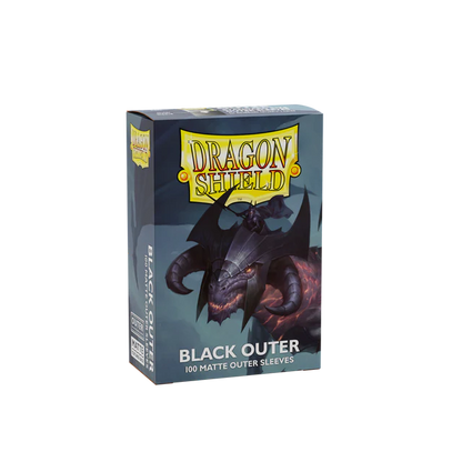 Dragon Shield Sleeves - Matte Black Outer Sleeves