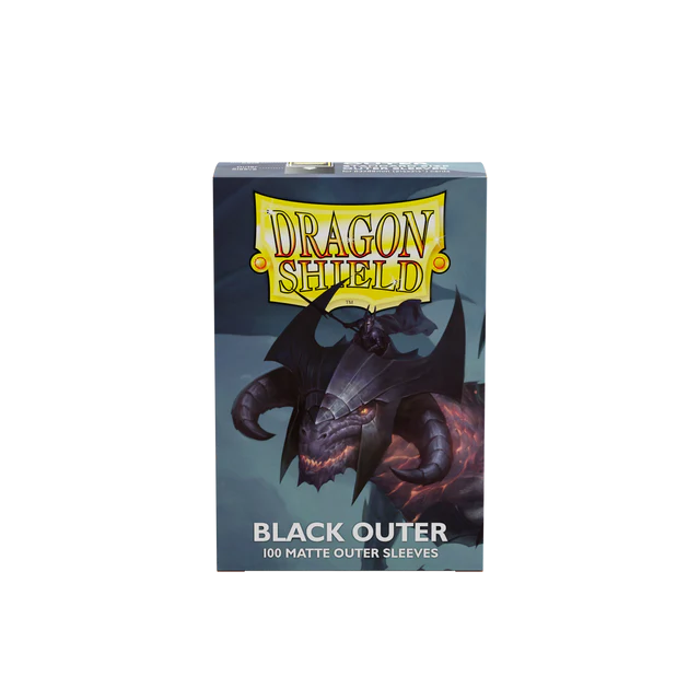 Dragon Shield Sleeves - Matte Black Outer Sleeves