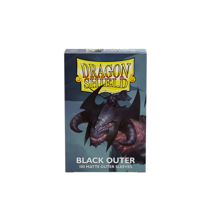 Dragon Shield Sleeves - Matte Black Outer Sleeves