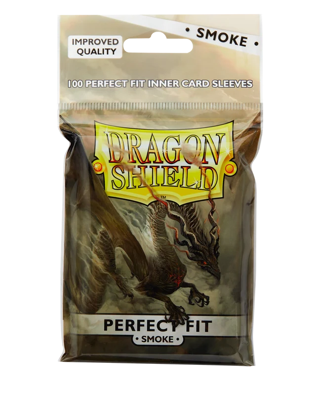 Dragon Shield Sleeves - Perfect Fit Inner Sleeves - Smoke