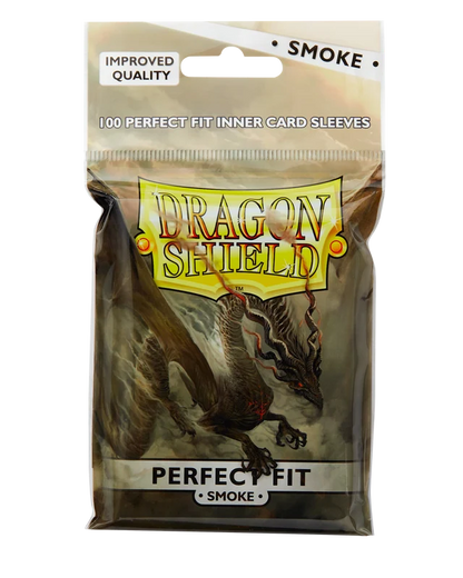 Dragon Shield Sleeves - Perfect Fit Inner Sleeves - Smoke