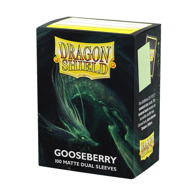 Dragon Shield Sleeves - Dual Matte Gooseberry