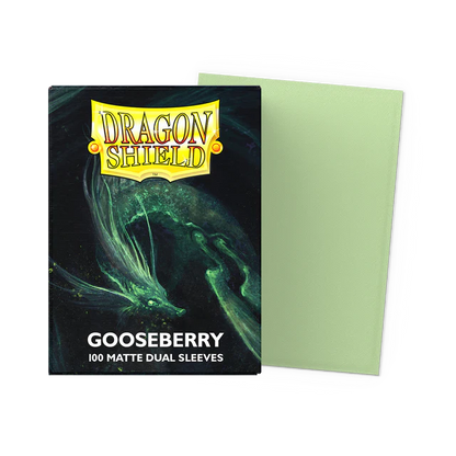 Dragon Shield Sleeves - Dual Matte Gooseberry
