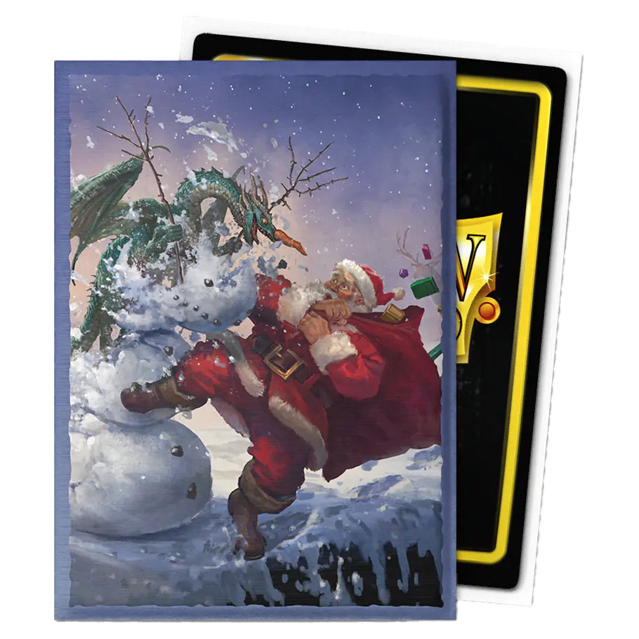 Dragon Shield Sleeves - Brushed Art Christmas 2025