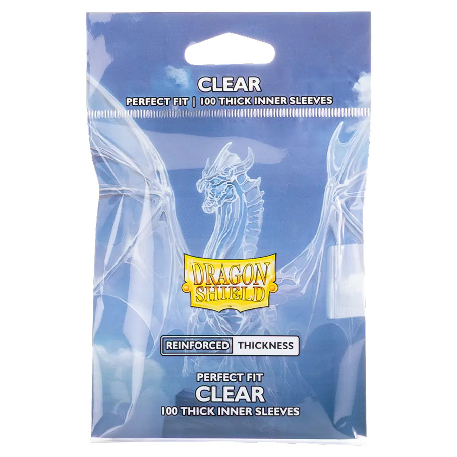 Dragon Shield Sleeves - Perfect Fit Thick Inner Sleeves - Clear