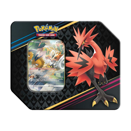 Crown Zenith Tin (Galarian Zapdos) SWSH Pokemon TCG