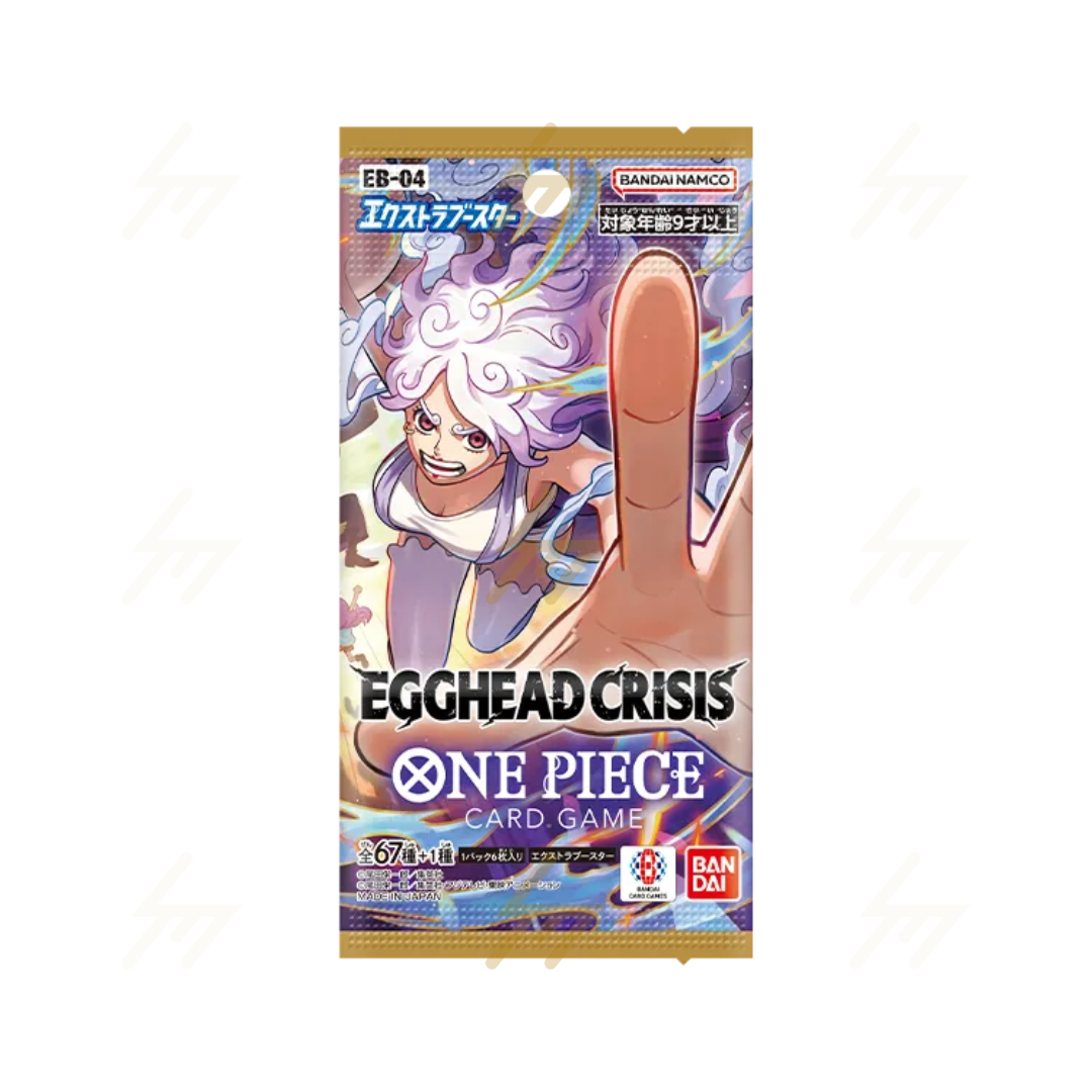 One Piece Card Game: Extra Booster Egghead Crisis (EB-04) Japanese One Piece Card Game: Extra Booster Egghead Crisis (EB-04) Japanese