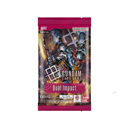Gundam CG: Dual Impact (GD02) Sleeved Booster Pack