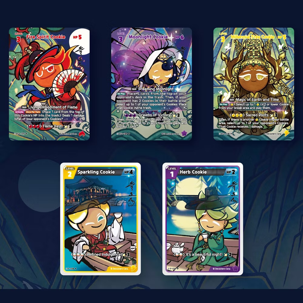 CookieRun Braverse TCG: X Heuk Yo Seok "Obsidian" Collectible Card Set