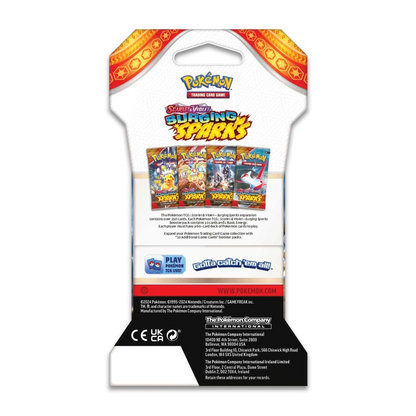 Surging Sparks Sleeved Booster Pack Pokémon TCG Scarlet & Violet