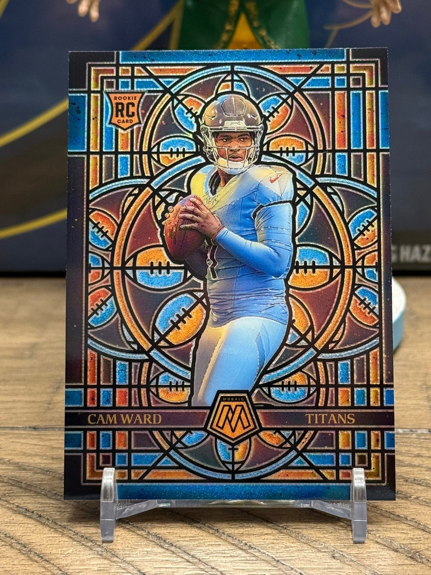 Cam Ward #25 (RC) Stained Glass - 2025 Panini Mosaic