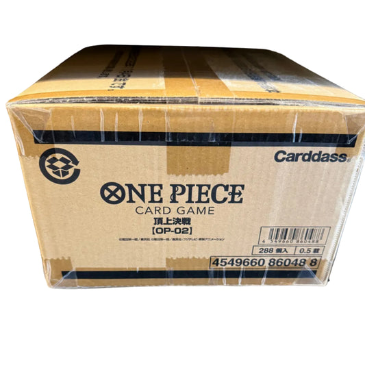 One Piece Card Game: Paramount War (OP-02) Sealed Case - Japanese
