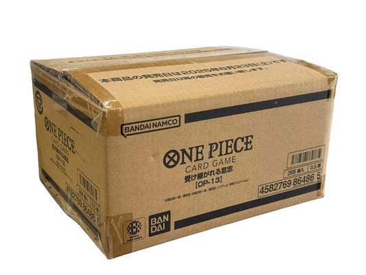 One Piece Card Game: Carrying on His Will (OP-13) Sealed Case - Japanese