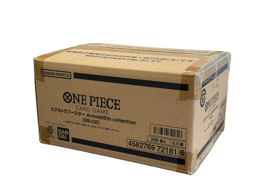One Piece Card Game: Extra Booster Anime 25th Collection (EB-02) Sealed Case - Japanese