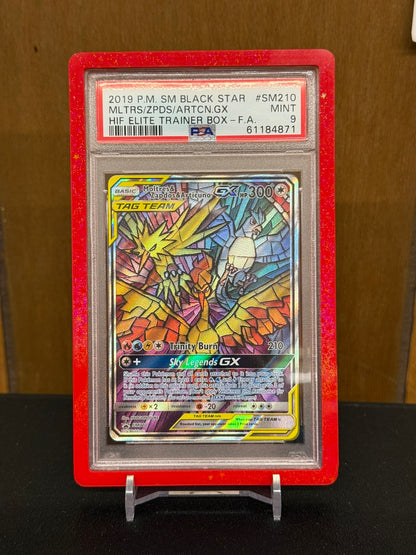 Moltres & Zapdos & Articuno GX SM210 Promo - Sun & Moon Black Star Promo - PSA 9 61184871