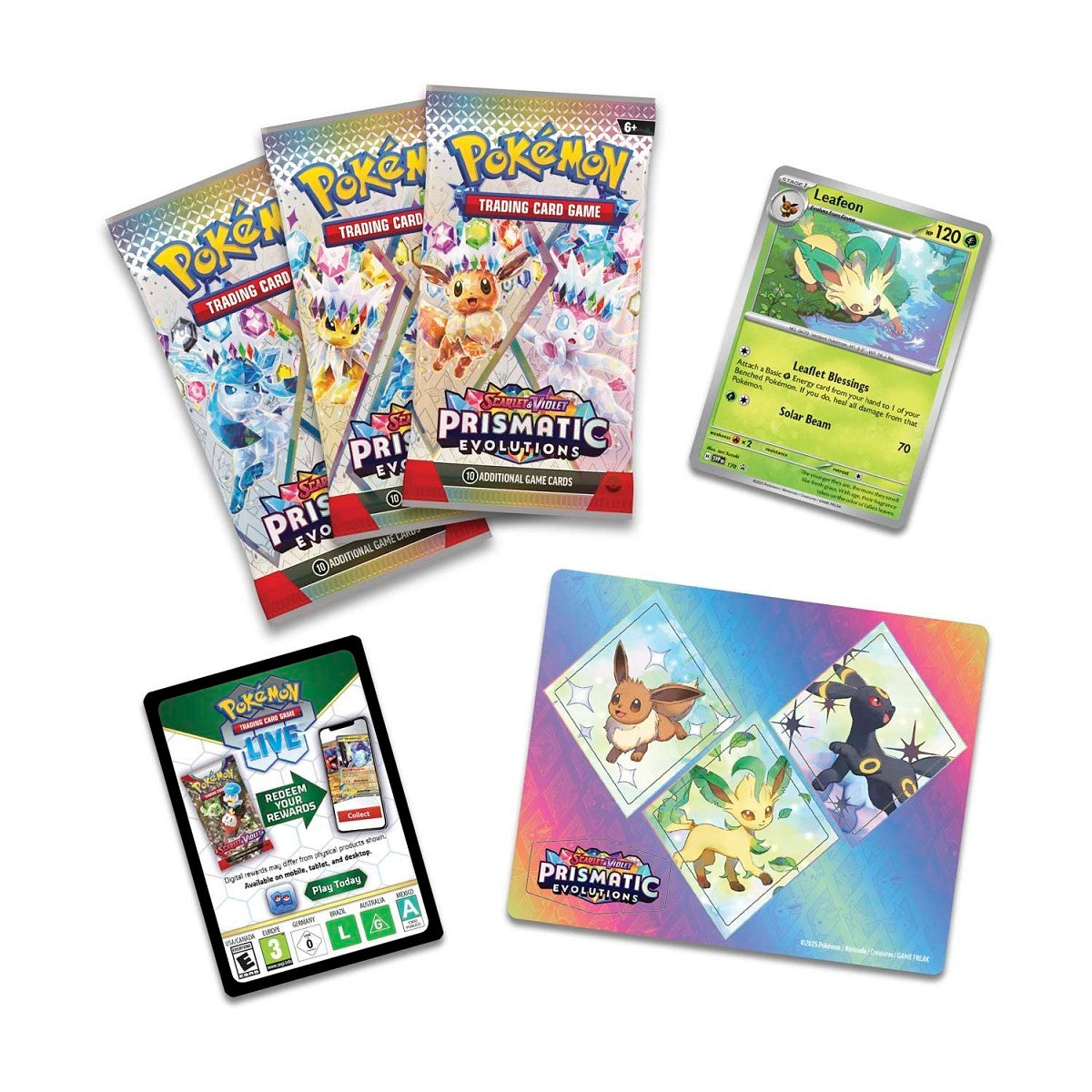Prismatic Evolutions Tech Sticker Collection Pokémon TCG