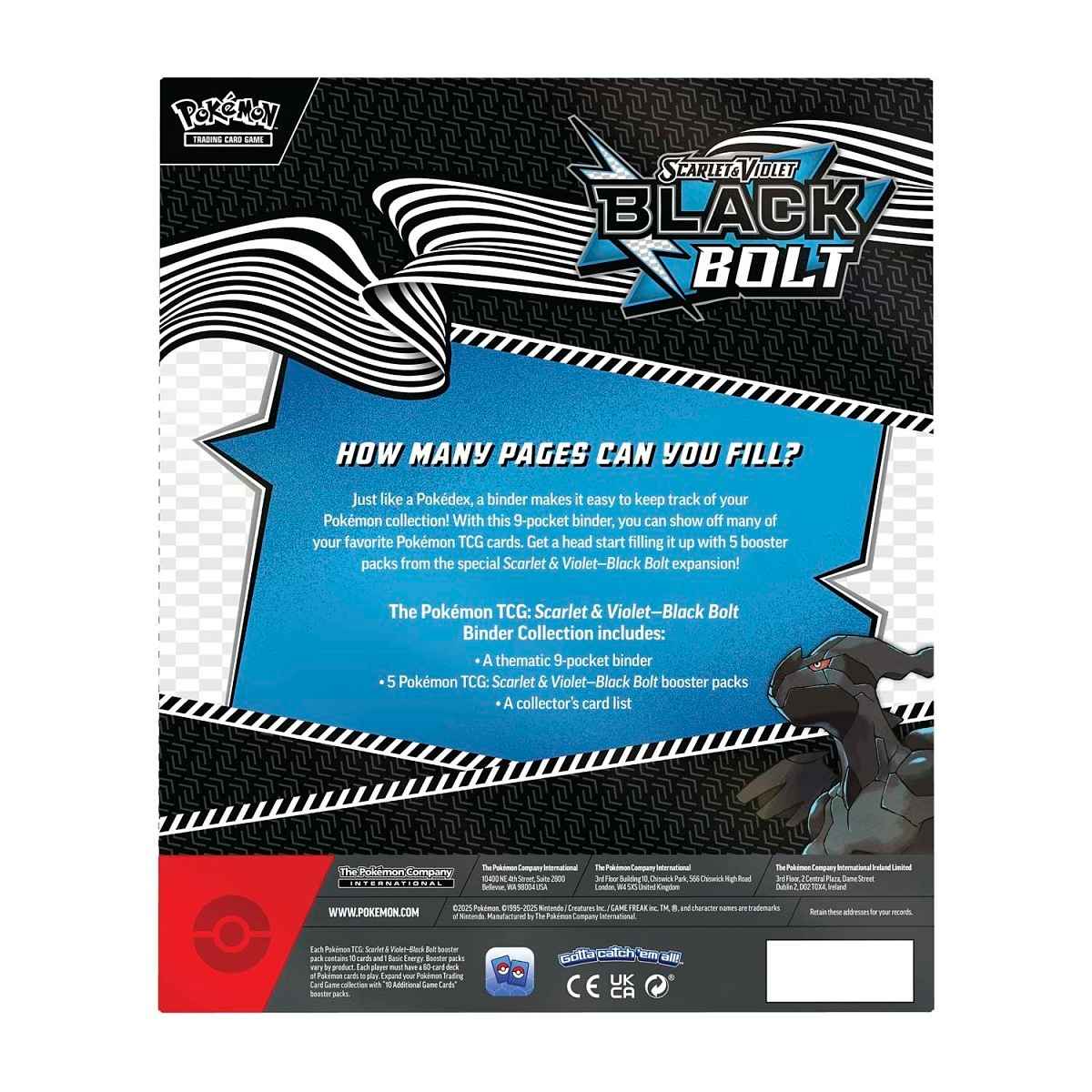 Black Bolt/White Flare Binder Collection S&V Pokémon TCG