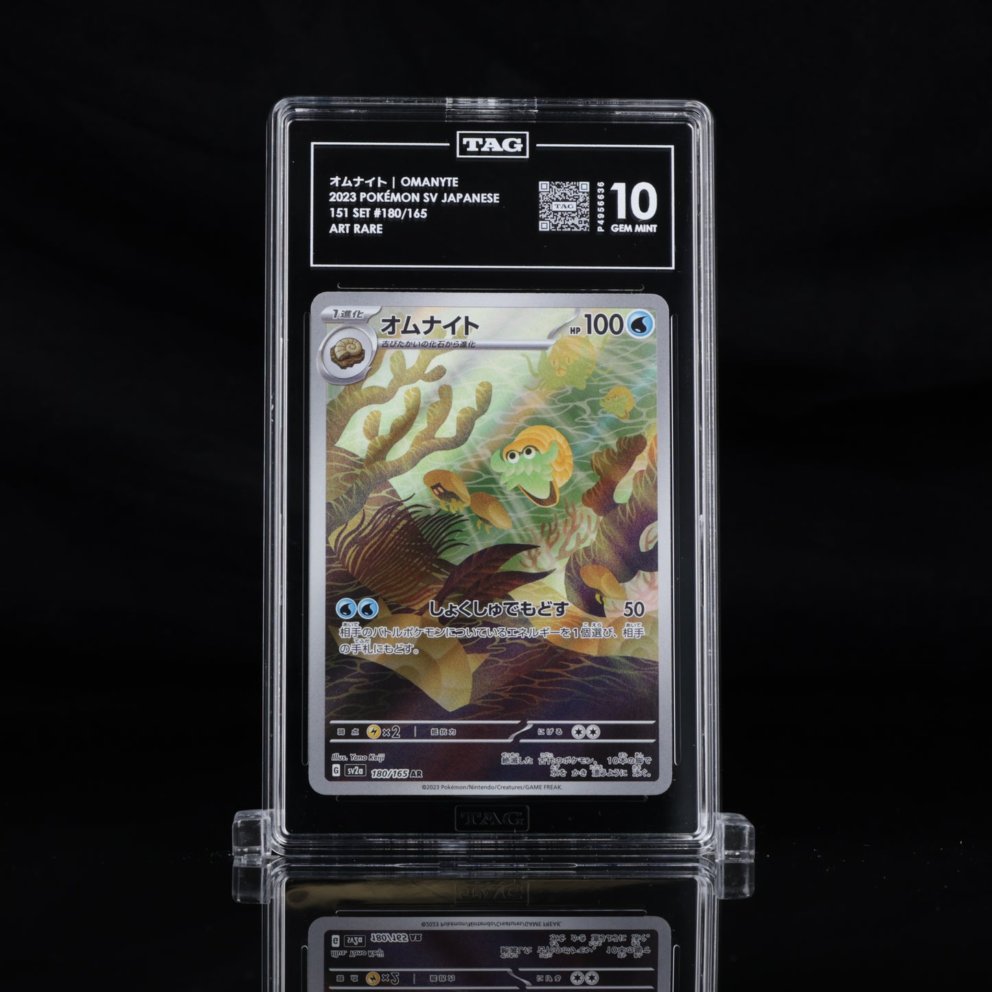 Omanyte 180/165 AR - Japanese 151 - TAG 10