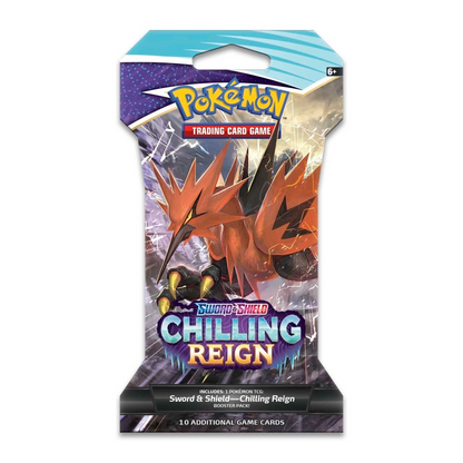Chilling Reign Sleeved Booster Pack SW&SH Pokémon TCG