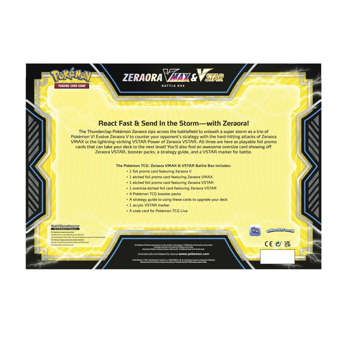 Zeraora Vmax & Vstar Battle Box SW&SH Pokémon TCG