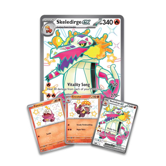 Paldean Fates Skeledirge ex Premium Collection Pokémon TCG Scarlet & Violet