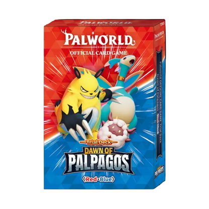 Palworld Official Card Game: Dawn of Palpagos Trial Deck (Red & Blue) **LIMIT 2**